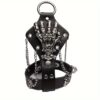 Wholesale punk rivet skull bracelet for men