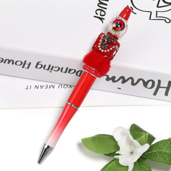 Wholesale Halloween Acrylic Bloody Devil Eye Print DIY Beads