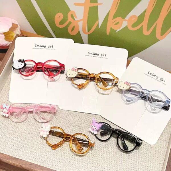 Wholesale Cartoon Cute Small Glasses Frame Hairpin Card Doll Accessory Children's Hairpin