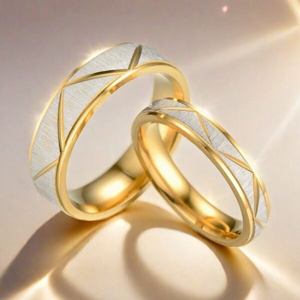 Wholesale Japanese and Korean Accessible Luxury Titanium Steel Ring for Women, Rhombus Triangle Personalized Couple Ring, Cross-Border Popular Jewelry