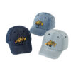Wholesale Denim washed chilen's hat cartoon excavator embroidered peaked cap Spring and Autumn new boys and girls sunshade baseball cap