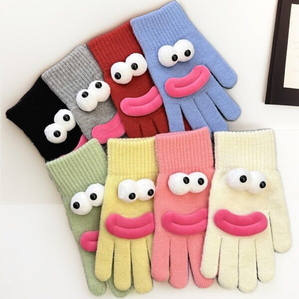 oly-2a3ef3c5923aa3f9865a2b6cc1c919de Wholesale Cute and quirky warm fleece-lined knitted gloves