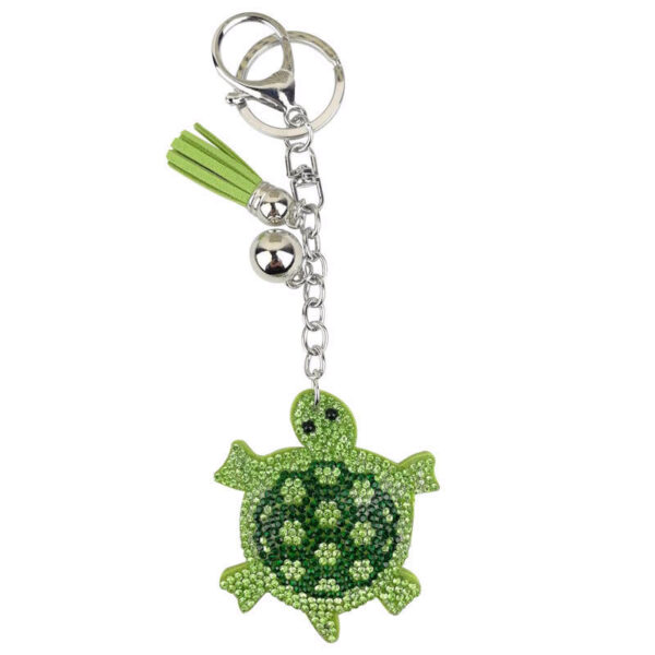 Wholesale Turtle Water Diamond Keychain