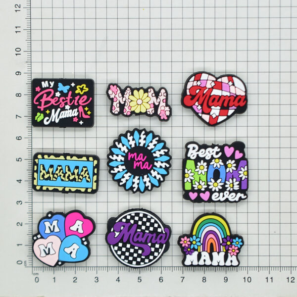 oly-2a42c8fa1d64562521685ef881579554 Wholesale Random 100pcs I Love Mom Mother's Day Beaded Beads