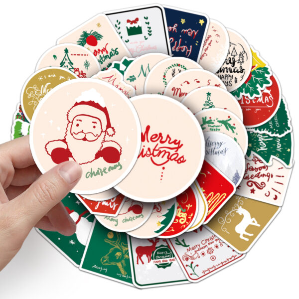 oly-2a44dcd8832f189824e4c31aa8f75fed Wholesale Christmas Graiti Personality Cartoon Holiday Sticker