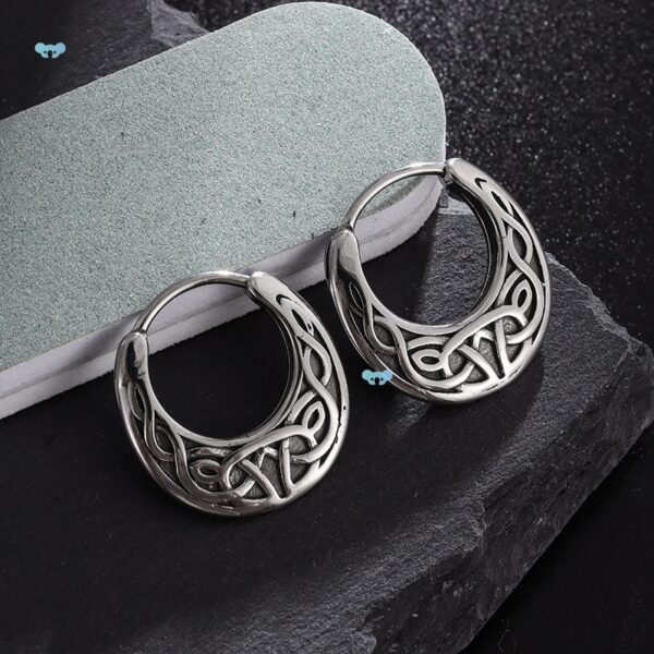 Wholesale Nordic Viking Celtic Knot Earrings Hypoallergenic Jewelry for