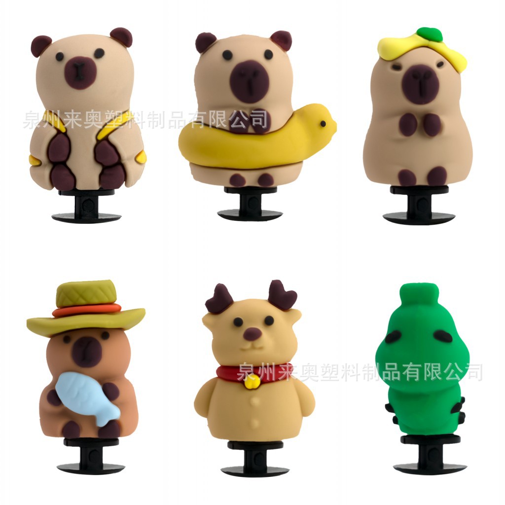 Wholesale Cross-border Hot Selling 3D Animal Hole Shoes Flower Decorative Aessories in stock Cartoon Leisure Garden Shoe Buckle Shoe Aessories