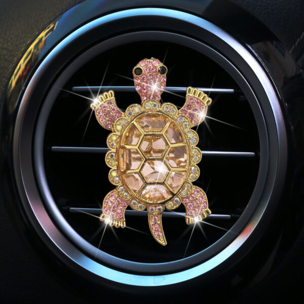 Wholesale Rhinestone Shiny Turtle Car Air Vent Decorative Clip