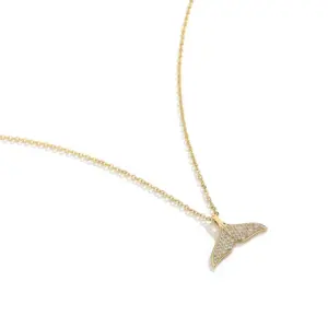 Golden Full Diamond Fishtail