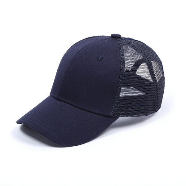 Wholesale Grid custom advertising baseball cap travel printing logo work sun hat custom cap