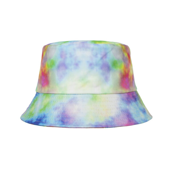 Wholesale Spring and summer new cotton tie-dyed double-sided sunscreen fisherman hat basin cap along the hat UV-resistant sun visor YF030