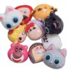 Wholesale High-quality UV color-plated cute cartoon cute grain straight hole beaded diy mobile phone chain bag hanging material jewelry aessories loose beads