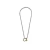 Wholesale Real Gold Plated 18K Gold Printing 304 Stainless Steel Casual Retro Waterproof Non Tarnish Titanium Steel Necklace