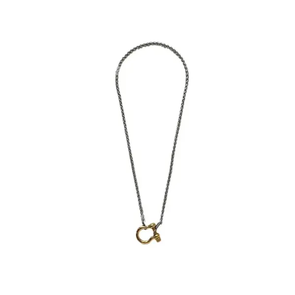 Wholesale Real Gold Plated 18K Gold Printing 304 Stainless Steel Casual Retro Waterproof Non Tarnish Titanium Steel Necklace