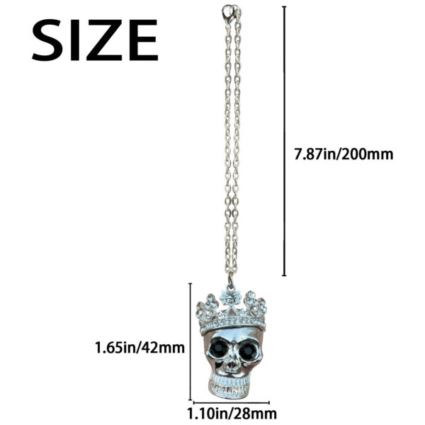 oly-2a6f67f6f3aeb163864d4dc10d3a967e Wholesale Vintage Diamond Crown Skull Car Rearview Mirror Decoration