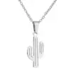 Wholesale PVD Coated 18K Gold Real Gold Plated Cactus 201 Stainless Steel Fashion Waterproof Non Tarnish Jewelry Set