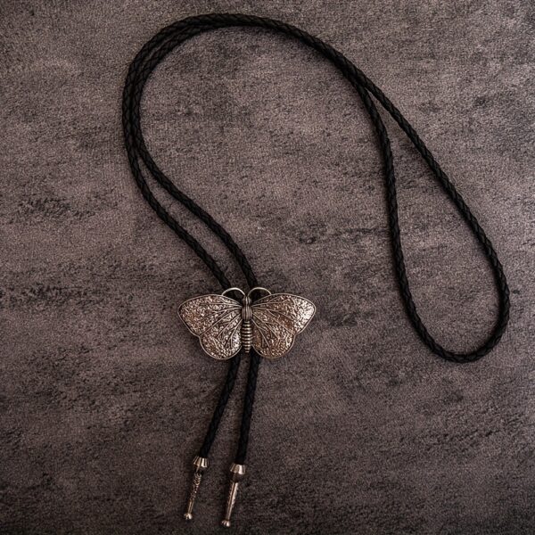 Wholesale Vintage neckline western cowboy leather necklace