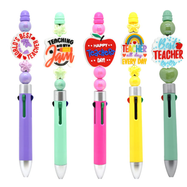 Wholesale Cartoon Phrases Teacher's Day Beads