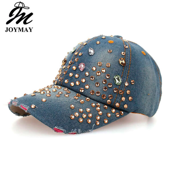 Wholesale Water wave drill denim baseball cap B074