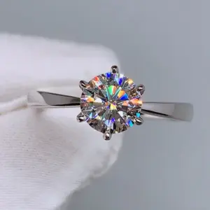 Wholesale Jewelry Fashion Geometric Copper Gem Diamond
