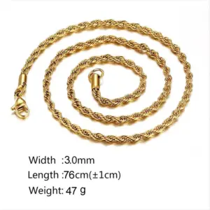 Golden 3.0mm * 76cm