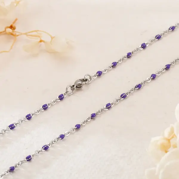 Wholesale Ion Plating (IP) Geometric 304 Stainless Steel Fashion Waterproof Non Tarnish 304 Stainless Steel Necklace