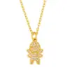 Wholesale Copper Plating Cartoon Character Necklace