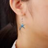 Wholesale AliExpress Hot Elegant Sexy Elongated Starfish Earrings Painted Oil Imitation Opel Women Earrings Women Earrings