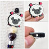 Wholesale Creative Cartoon Woolen Animal Soft Rubber Beads