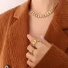 oly-2ac2730405573f9f3b8001b0cb596e80 Wholesale PVD Coated 18K Gold Plated 18K Gold 304 Stainless Steel Fashion