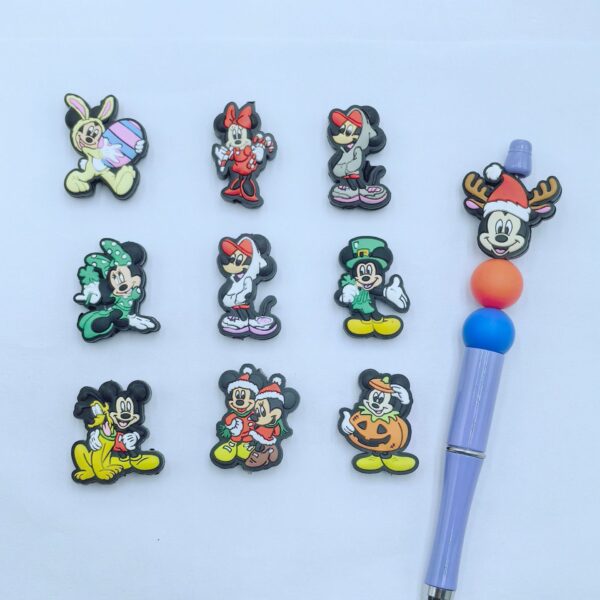 Wholesale 10pcs/pack Cartoon beads DIY loose beads