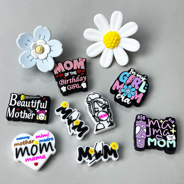 Wholesale Mother's Day Epoxy Letter MOM Focus Beads DIY Beading
