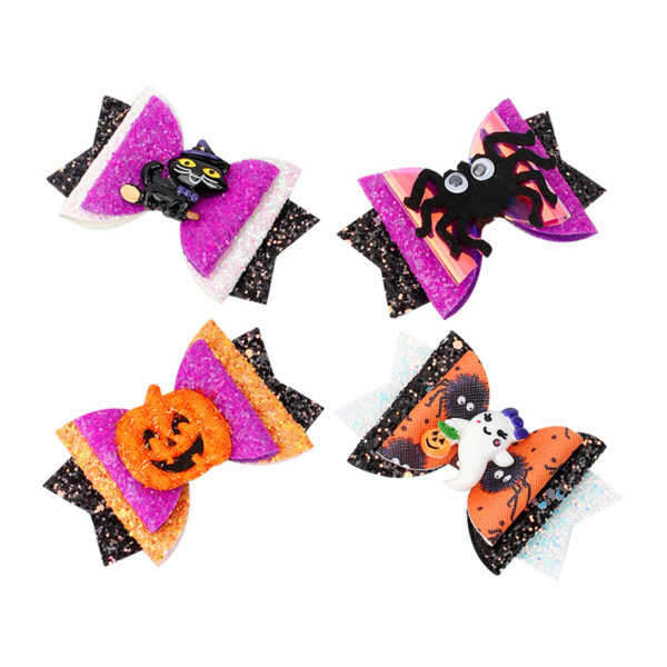 Wholesale Halloween Bow Hairpin