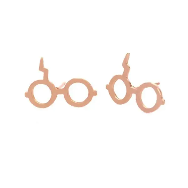 PVD Coated 18K Gold Real Gold Plated Glasses 304 Stainless Steel Fashion Waterproof Non Tarnish Ear Studs