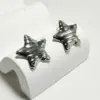 Wholesale 304 Stainless Steel Star Electroplating Golden Plated Elegant Commute Waterproof Non Tarnish Gold Silver Ear Studs