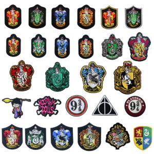 Wholesale scarf magic robe schoolbag with cloth stickers DIY Patches OLY Exclusive