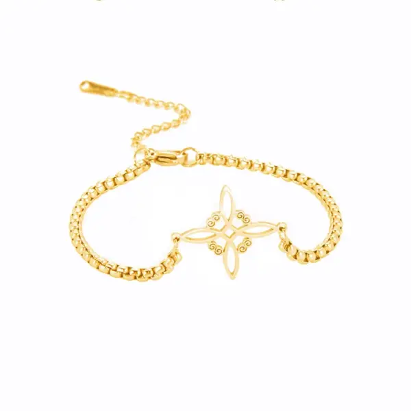 Wholesale Simple Style Classic Style Solid Color 304 Stainless Steel Bracelets In Bulk