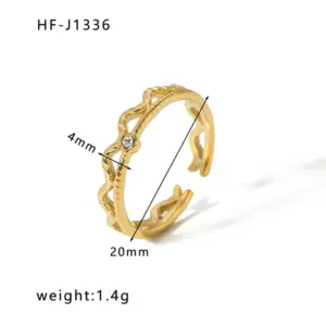 HF-J1336-Gold / Adjustable Opening