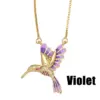 Wholesale Fashion Animal Copper 18k Gold Plated Pendant Necklace In Bulk