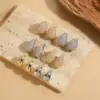 Wholesale 1 Pair Elegant Glam Water Droplets Plating Inlay Copper Zircon Earrings