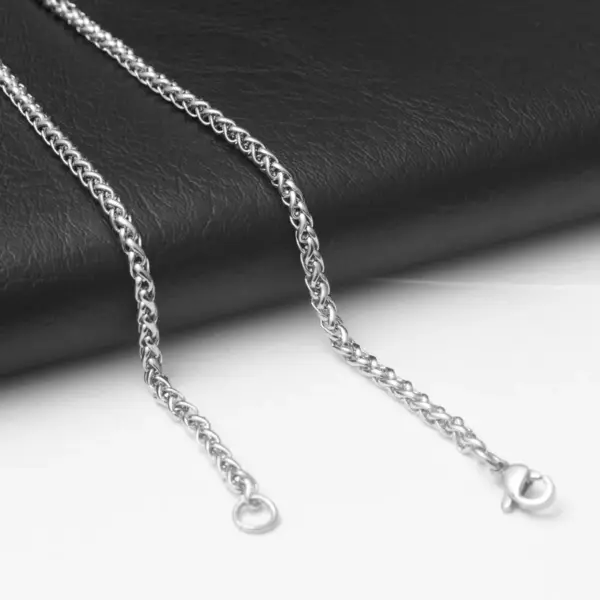Wholesale Fashion Solid Color Stainless Steel Plating Necklace 1 Piece