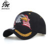 Wholesale Zhongmei spring and summer New Eagle USA flag embroidered baseball cap peaked cap sun hat B627