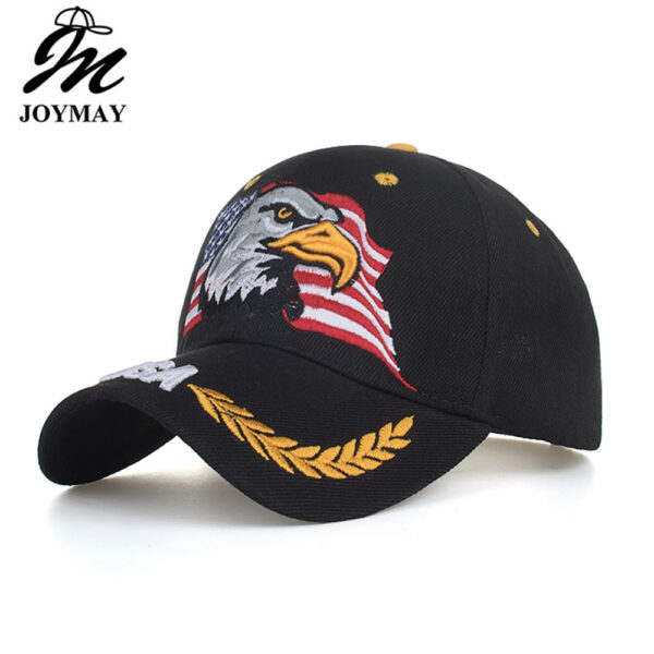 Wholesale Zhongmei spring and summer New Eagle USA flag embroidered baseball cap peaked cap sun hat B627
