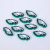 Wholesale American football team silicone beads Focal Beads