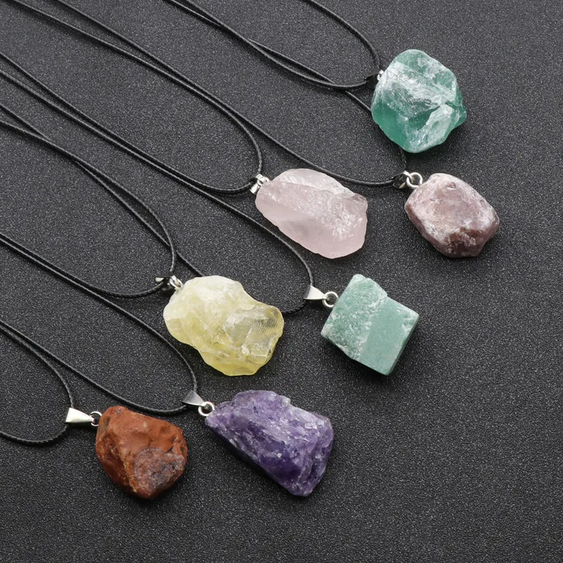 Wholesale Retro Geometric Eye Grape Pu Leather Natural Stone In Bulk