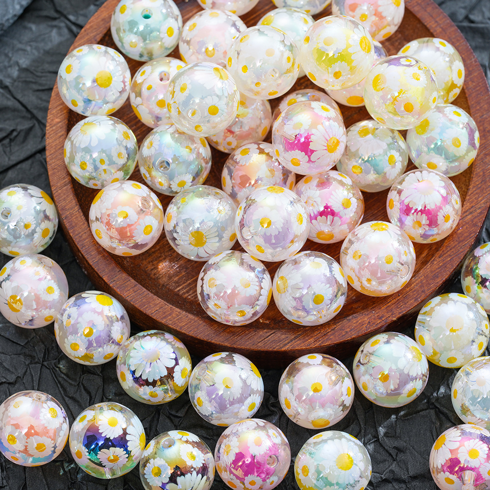 Wholesale print acrylic beads