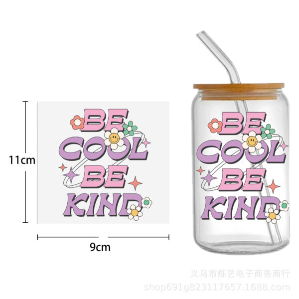 oly-2b4357454c3a16c4359feefaddc8dad9 Wholesale Cute Smiling Flower Series 16oz Cup UV DTF Wraps