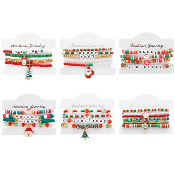 Wholesale Christmas Combination Paper Card Bracelet