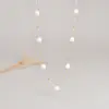 Wholesale 304 Stainless Steel Round PVD Coated Artificial Pearls 18K Real Gold Plated Elegant Waterproof Non Tarnish Plating Necklace
