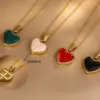 Wholesale 304 Stainless Steel Plastic Heart Shape Ion Plating (IP) 18K Gold Plated Princess Vintage Style Classic Style Waterproof Non Tarnish O-shaped Chain Lobster Trigger Clasp Closure Pendant Necklace